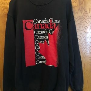 Black Size Large Canada sweatshirt